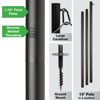 Excello Global Products V2 Light Pole 1 Pack (Yard Mount) - 4 of 4