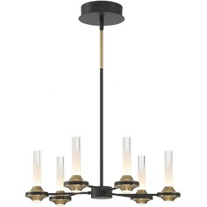 Eurofase Lighting Torcia 12 - Light Chandelier in  Black/Brass - 1 of 1