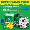 DIY Garbage Truck Toy for Toddlers - Friction Powered Trash Truck Toys with Lights, Sounds & Tools, Christmas Birthday Gift for Boys Girls Ages 1-5 - 2 of 4