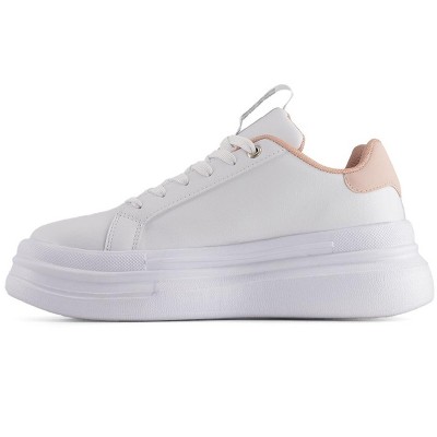 Женские кроссовки Andrea Women's Platform Sneakers LOVE 68032 White 9 — фото 3