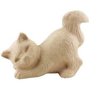 Decopatch Papier-Mache Medium Animal Figurines - 6 to 10" - Cat - 1 of 4