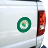 Norfolk State University Primary Logo Automotive Car Refrigerator Locker Vinyl Circle Magnet - 2 of 4
