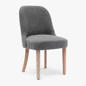WestinTrends Mid-Century Modern Upholstered Boucle Dining Chair - 1 of 4