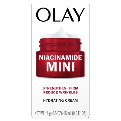 Olay Niacinamide Mini, Strengthen – Firm – Reduce Wrinkles Hydrating Cream, 0.5 oz, Travel Size