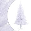 vidaXL Christmas Tree Decoration Artificial Xmas Tree with Stand Branches - White 4 x 2 ft - 2 of 4