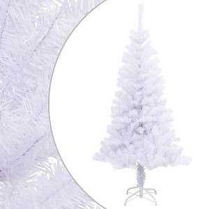 vidaXL Christmas Tree Decoration Artificial Xmas Tree with Stand Branches - White 4 x 2 ft - 1 of 4