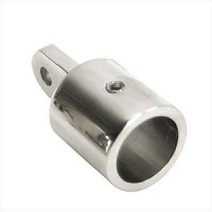 Whitecap Stainless Steel Top Cap - 1" Tube x 1/4" Pin - Model 6103C - Boat Equipment and Parts - 1 of 1