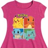 Girls' - Pokémon - Pokémon Squares Fit & Flair Cap Sleeve Dress - 2 of 3