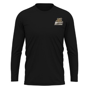 Bryant University Adult Sport Long Sleeve Left Chest Logo, Athletic Heather - 1 of 4
