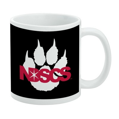 North Dakota State College of Science Secondary Logo Ceramic Coffee Mug Novelty Gift Mugs for Coffee Tea and Hot Drinks 11oz White