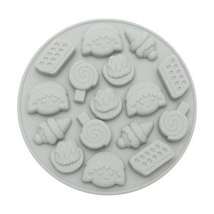 Unique Bargains Candy Making Moulds 16-Cavity Round Candy Mould Hand Wash 4.84"x0.43" 1 Pc - 1 of 4