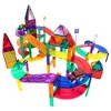 PICASSO-TILES Race Track Magnetic Tiles for Kids, 128PCS with 3 Racing Cars, Construction STEM Building Blocks Educational Toy - 4 of 4