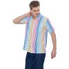 HAPPY BAY Men's Holiday Button Down Casual Hawaiian Prints Shirt Short Sleeve Vacation Beach Aloha Summer Shirts - 4 of 4