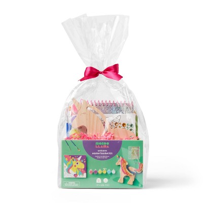 Unicorn Themed Pre-Filled Easter Crafts Basket- Mondo Llama™