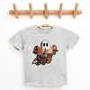 Patchwork Ghost Printed - Youth Short Sleeve Graphic T-Shirt and Toddler Short Sleeve Graphic T-Shirt - 2 of 3