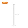 Unique Bargains 304 Stainless Steel Stylish Design Drinking Straw 9.5" Length 0.5" Width 4 Pcs - 2 of 4