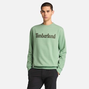 Timberland Men's Northwood US Wordmark Logo Brushed Back Crew Neck Sweatshirt - 1 of 2