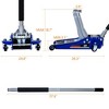 Floor Jack, Low Profile Steel Racing Floor-Mounted Hydraulic Jack with Dual-Piston Quick-Lift Pump, 2.5-Ton (5,000 LBS) Capacity, Racing Car Jack - 3 of 4