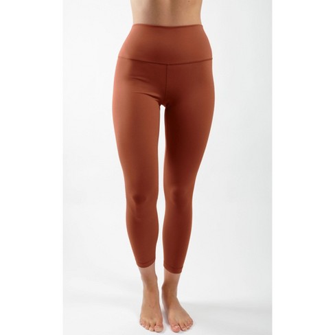 Yogalicious Womens Lux Ballerina Ruched Ankle Legging - Antler