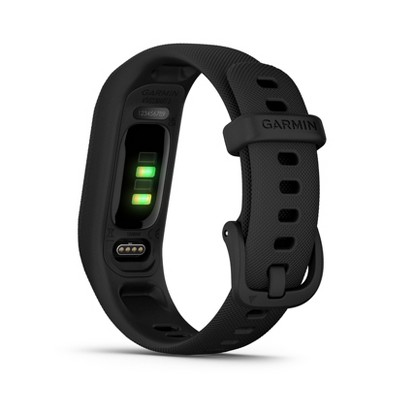 Large Black Silicone Fitness Tracker with GPS and Sleep Tracker