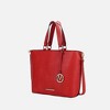 MKF Collection Beryl Python-embossed Women’s Tote Bag with Wristlet by Mia K - 2 of 4