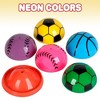 ArtCreativity Bulk 1.25" Vinyl Sport Ball Popper Toys (Pack of 24) - 3 of 4