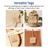 Avery Printable Square Tags with Sure Feed Technology, 2" x 2", Kraft Brown Cardstock, Print-to-the-Edge, Laser/Inkjet, 120 Total - 3 of 4