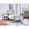 PAGED Twin Size Toddler Bed Wooden Baby Bed Frame with Reversible Panel, Headboard and Footboard for Bedroom - 2 of 4