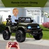 12V Kids Electric Ride-On Truck with Remote Control, Spring Suspension, LED Lights, Music¨C Ride-On Car for Toddlers - 2 of 4
