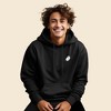Dalix Embroidered Ghost Hoodie Soft Fleece Hood Sweatshirt Mens - 2 of 4