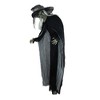 Northlight 6' LED Lighted Life-Size Standing Witch with Cape Halloween Decoration - Black/Gray - 3 of 3