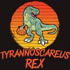 Men's Design By Humans Tyrannoscareus Rex Funny Dinosaur Halloween Costume By rawresh6 T-Shirt - 2 of 4