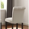 NicBex Dining Chairs Set of 2 Upholstered Chair Counter Height Stools with Solid Wood Frame Suitable for Kitchen - 4 of 4
