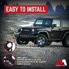 AMERICAN MODIFIED Armor Grille for 2007 to 2018 Jeep Wrangler JK, Matte Black - 4 of 4