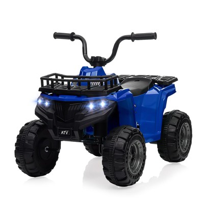 Jojoka 12V Kids 4 Wheeler Electric Ride On ATV Toy (2-5 Years) 1.8MPH with LED Lights, Horn, Built-in Music