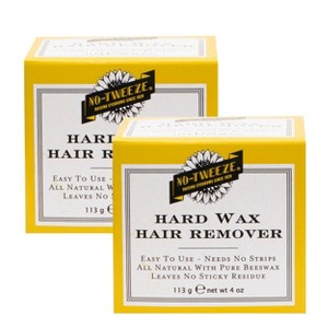 No-Tweeze Hard Wax Hair Remover - 4 oz (PACK OF 2) Innovative Waxing Solution for Unwanted Hair, Leaves Skin Silky Smooth - 1 of 4