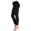 24seven Comfort Apparel Women's Plus Comfortable Ankle Length Leggings - 2 of 4
