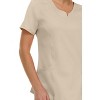 Medichic Scrubs Women's V-Neck Notch Fashion Stretch Scrub Top with Two Pockets, Flex Easy Care Fabric - 4 of 4