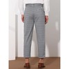Lars Amadeus Men's Plaid Pattern Flat Front Dress Pants - 3 of 4