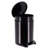 Evideco French Home Goods Soft Close Lid Round Metal Step Trash Can Waste Bin 6-liters-1.6-gal. - 2 of 4