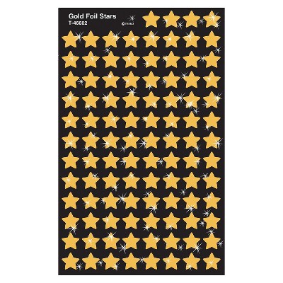 Trend Enterprises SuperShapes Stickers Gold Stars T-46602