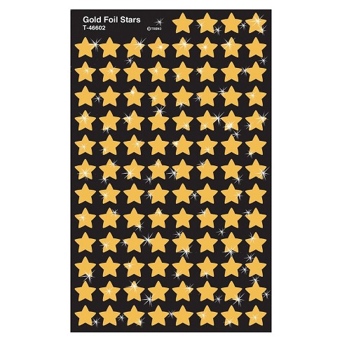 Gold Foil Star Stickers, Gold Star Stickers