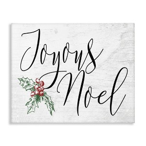 Stupell Industries Joyous Noel Christmas Botanicals, 20" x 16" - 1 of 4