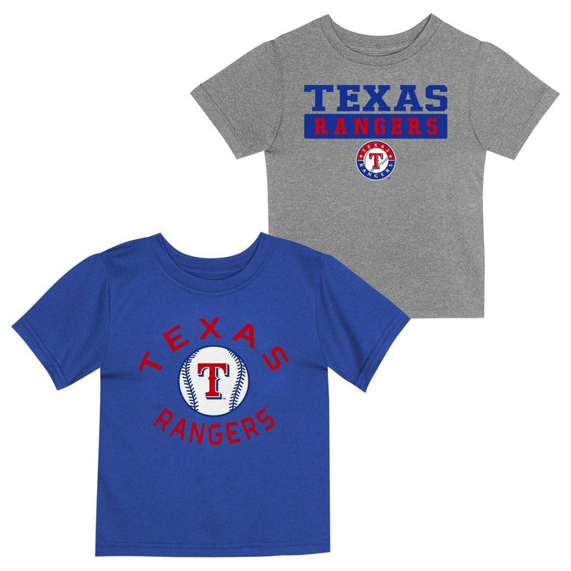 MLB Texas Rangers Toddler Boys&#39; 2pk T-Shirt, 1 of 4