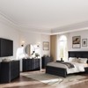 Farmhouse Drawers Dresser for Bedroom, Wood Curved Wide Chest of Drawers - 4 of 4