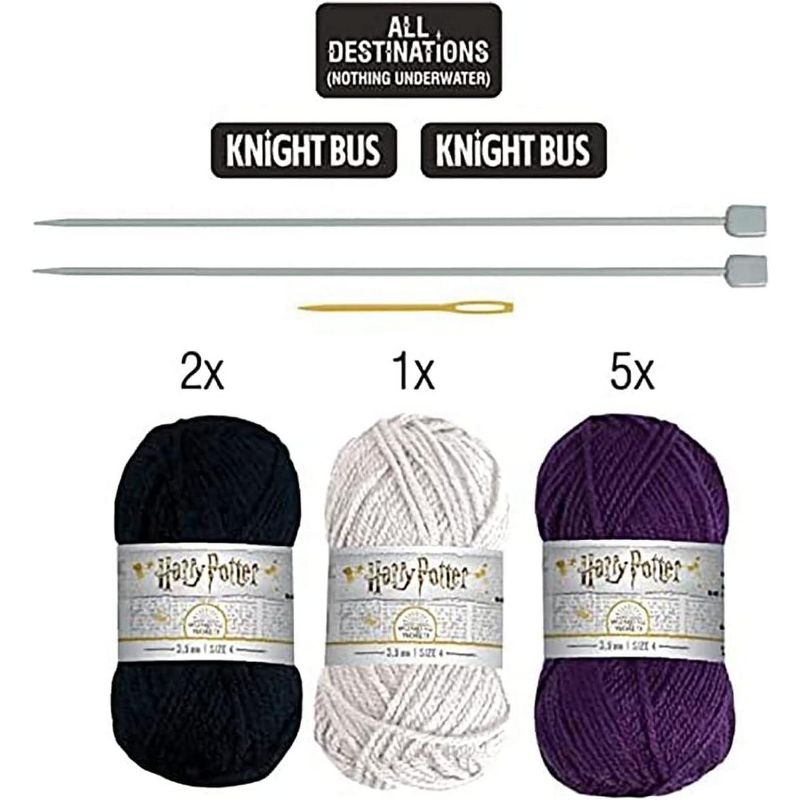 Eaglemoss Limited Eaglemoss Harry Potter Knit Craft Set Knight Bus Doorstop Kit Brand New, 2 of 4