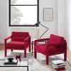 Art Leon Velvet Accent Chair, Modern Armchair for Living Room, Stylish Upholstered Single Sofa - 3 of 4