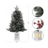 COZONY 3ft Pre-lit Artificial Christmas Tree, Spruce Prelit Tree with Warm White Lights - 2 of 4