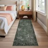 Garvee Vintage Washable Area Rug Boho Runners for Hallways Large Rugs for Bedroom, Soft Dining Room Carpet Non-Slip Throw Rug for Farmhouse Indoor - 2 of 4