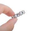 Unique Bargains Faux Pearl Diamonds Candied Haws Shape Shoelace Charms 1 Pair - 3 of 4
